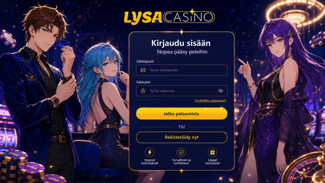 Lysa Casino rekisteröinti