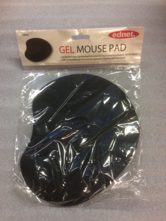 Edenet Mouse Pad with Wrist Rest Black