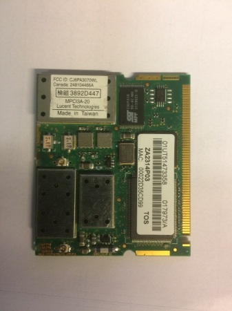 LUCENT MPCI3A-20 Mini PCI Wireless LAN Card